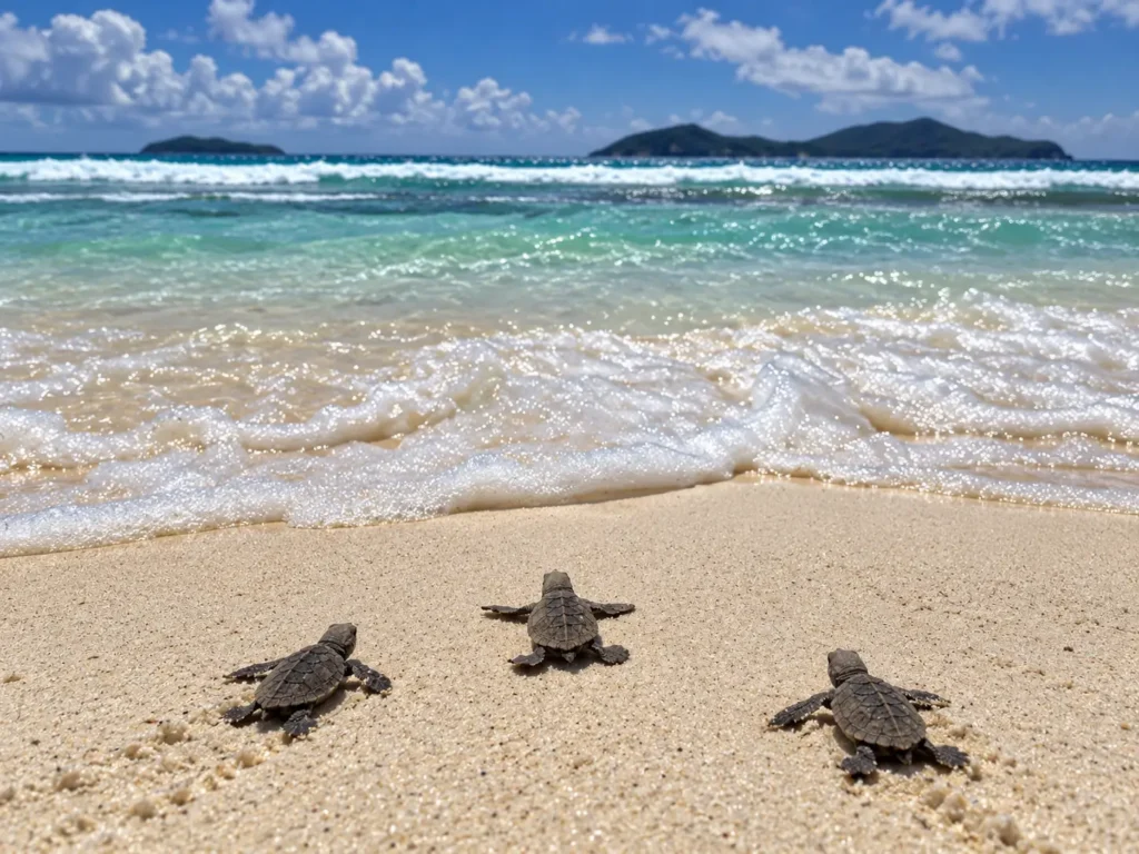 Hawksbill turtle, Seychelles