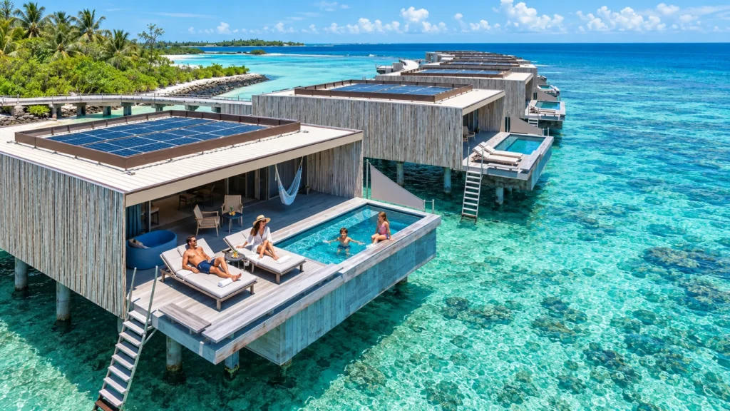 Beach pool villas at Patina Maldives, Fari Islands