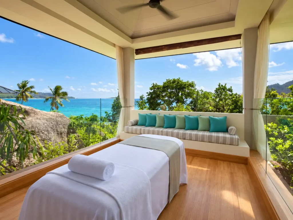 Spa treatment, Raffles Seychelles