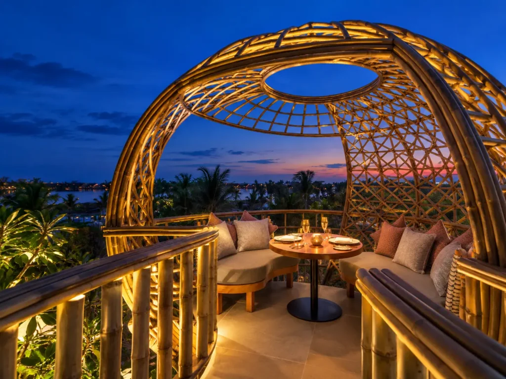 Terra treetop restaurant, Waldorf Astoria Maldives