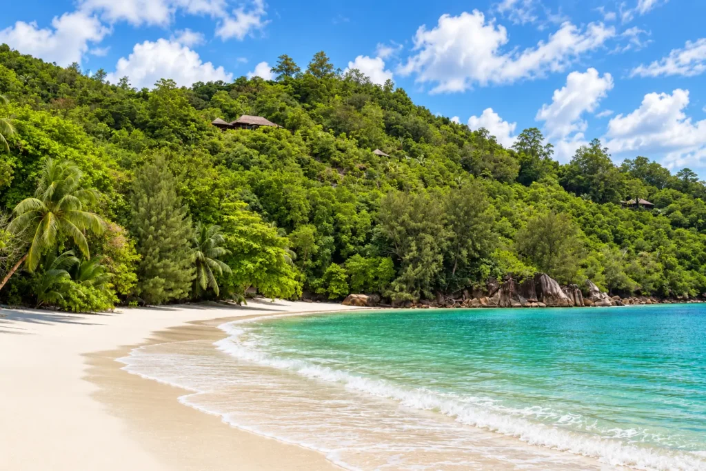 Beach at Constance Ephelia, Seychelles