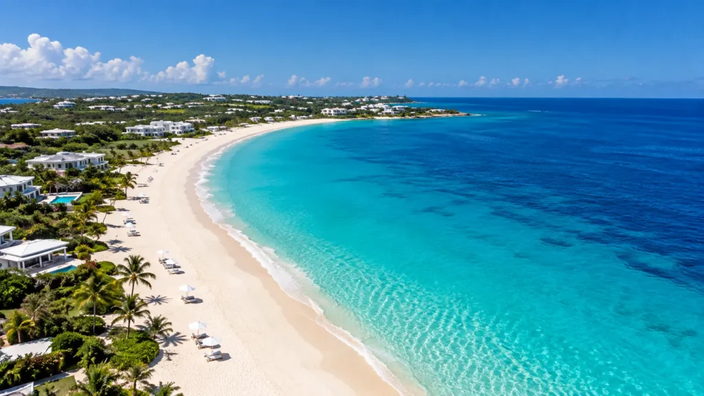 Meads Bay beach in Anguilla