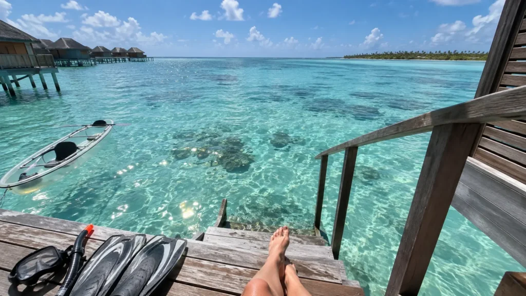 Overwater villa, Maldives