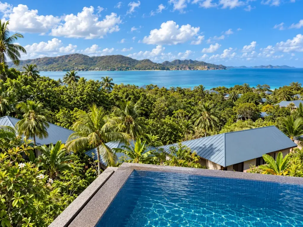 Plunge pool villa at Raffles Seychelles