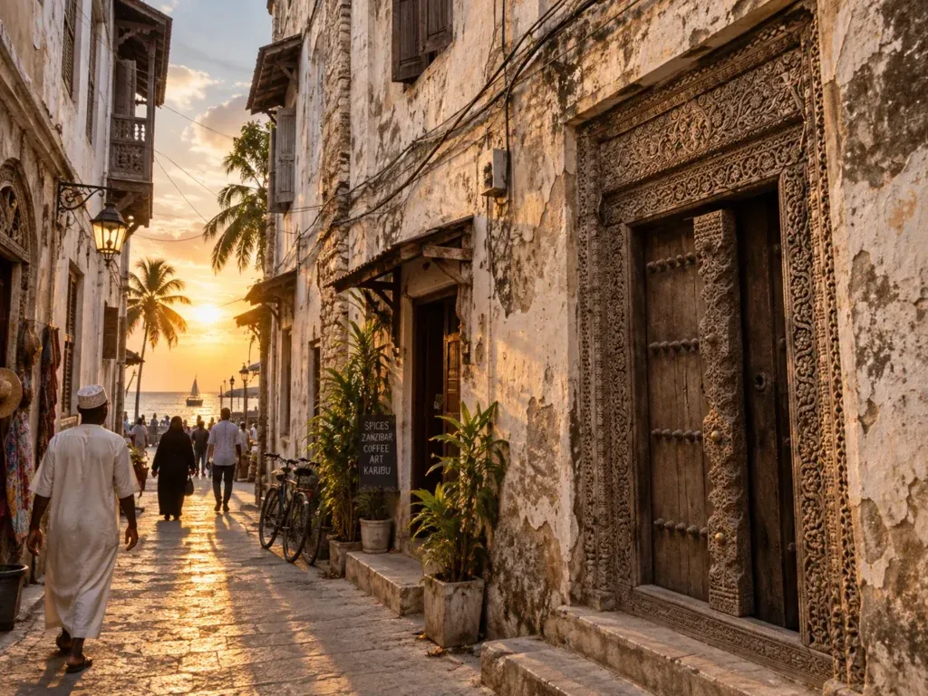 Stone town street, Zanzibar