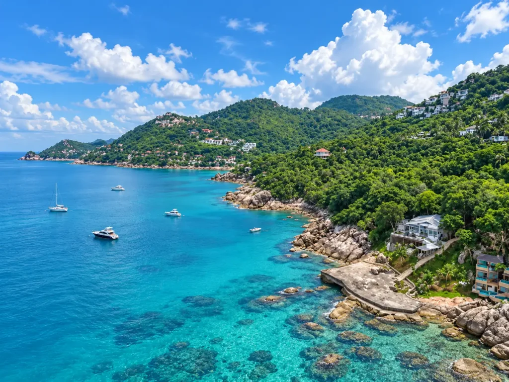 Koh Samui’s tropical coastline