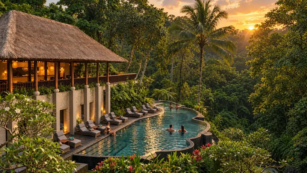 Maya Ubud Resort & Spa set among forest and gardens