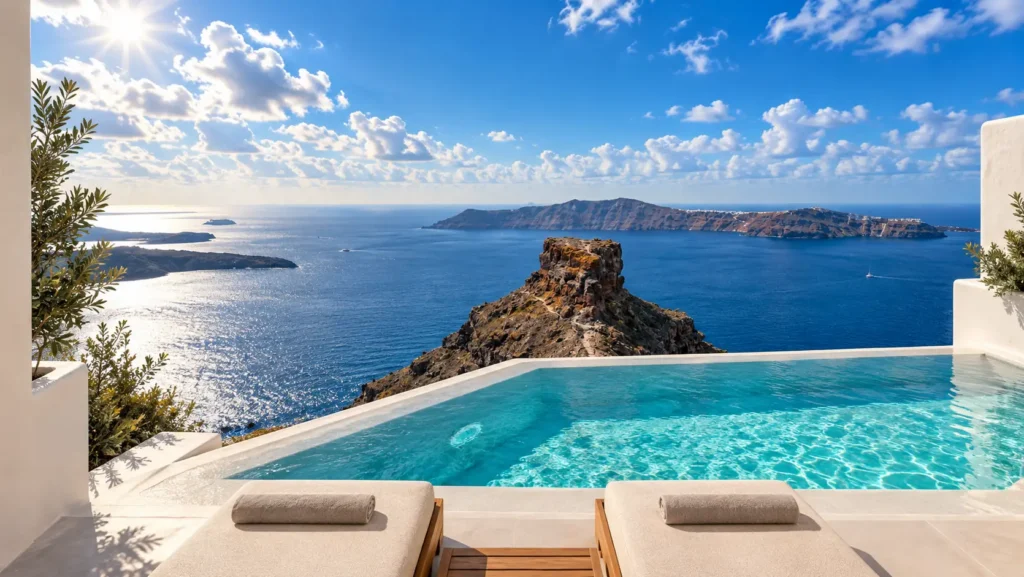 Santorini caldera