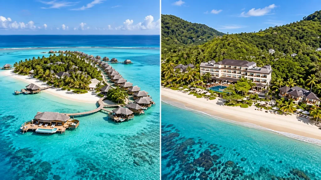 Private Island Resort vs Luxury Beach Resort