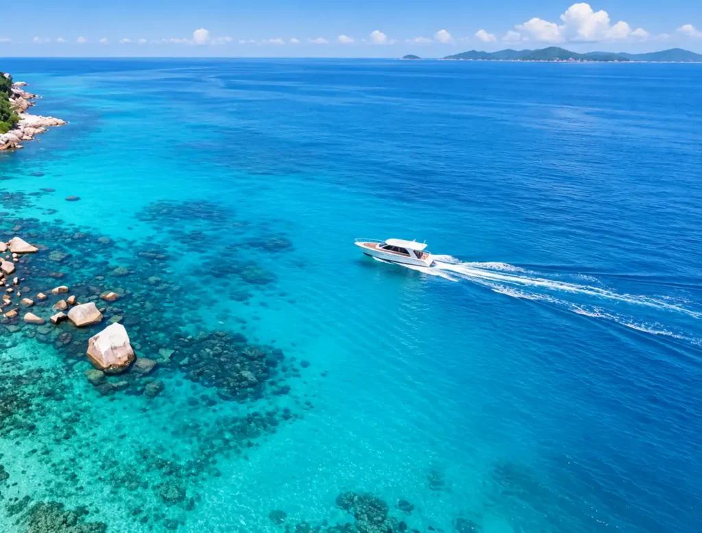 Resort Boat - Seychelles